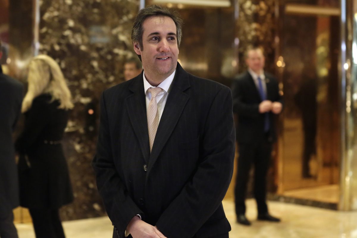 Michael Cohen, abogado de Trump, aduce persecución política. (Foto Prensa Libre: AP)