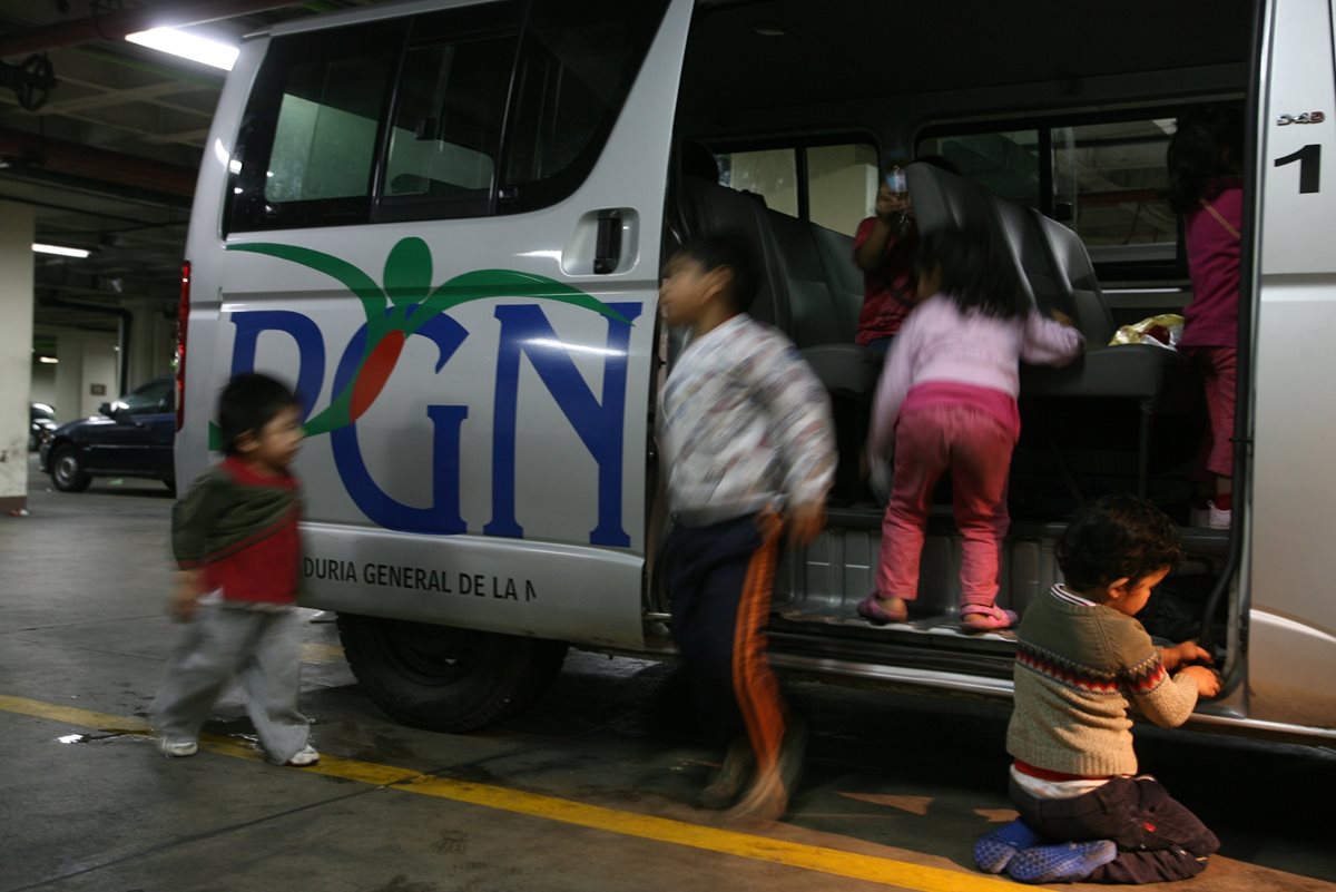 La PGN ha rescatado este año a 16 menores de edad que sufrían de agresión sexual y física. (Foto Prensa Libre: Hemeroteca PL)