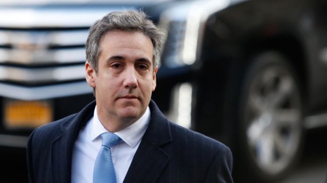 En una declaración ante el tribunal, Cohen dijo que sentía que era su deber encubrir lo que describió como "los hechos sucios" de Trump. GETTY IMAGES