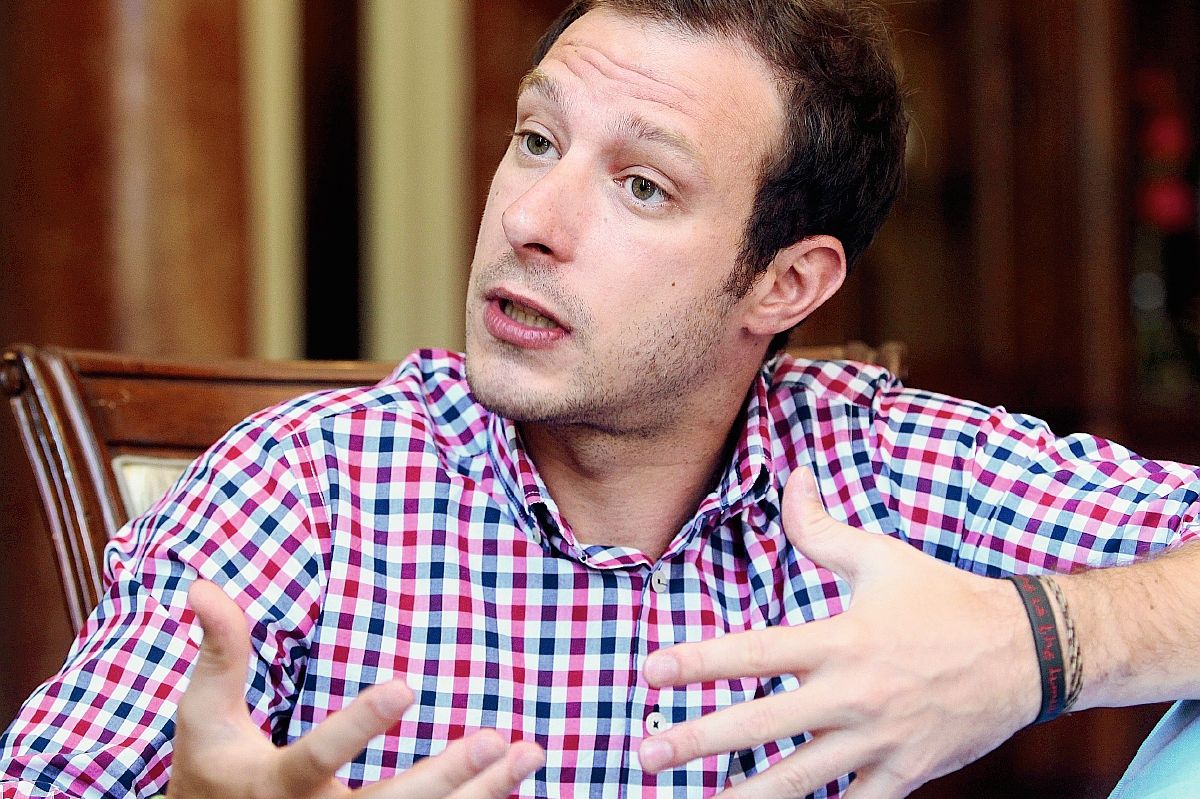 Juan Merodio, conferencista español experto en Redes Sociales y márquetin digital. (Foto Prensa Libre: Álvaro Interiano)