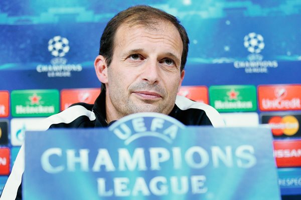 Massimiliano Allegri, entrenador de la Juventus de Turín. (Foto Prensa Libre: AFP)