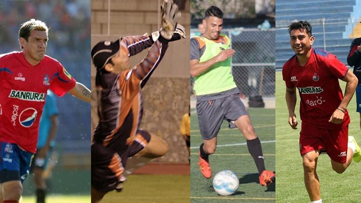 Mario Rodríguez, Édgar Estrada y Marco Ciani también llegaron a Municipal después de jugar en Comunicaciones. (Foto Prensa Libre: Hemeroteca PL)