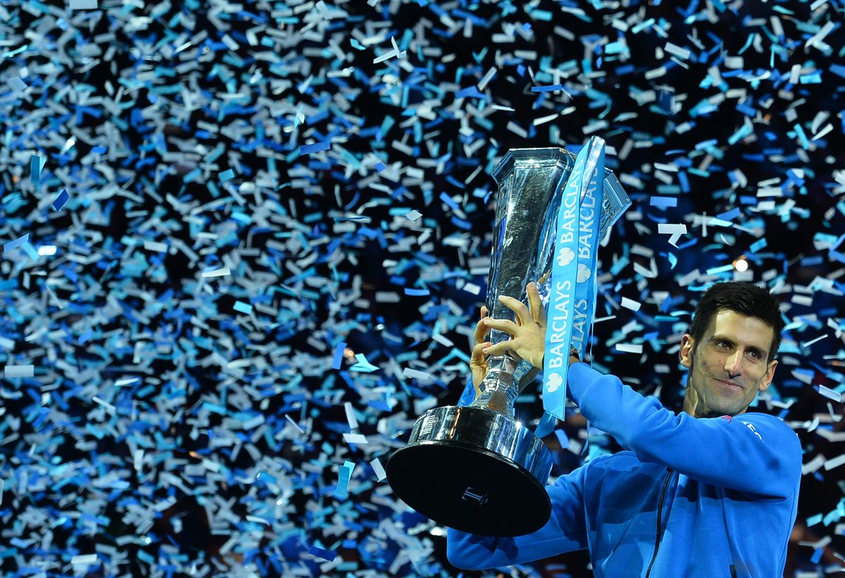 El serbio Novak Djokovic no encontró rival en el 2015 y se mantiene como el número uno del ranquin ATP. (Foto Prensa Libre: AFP).