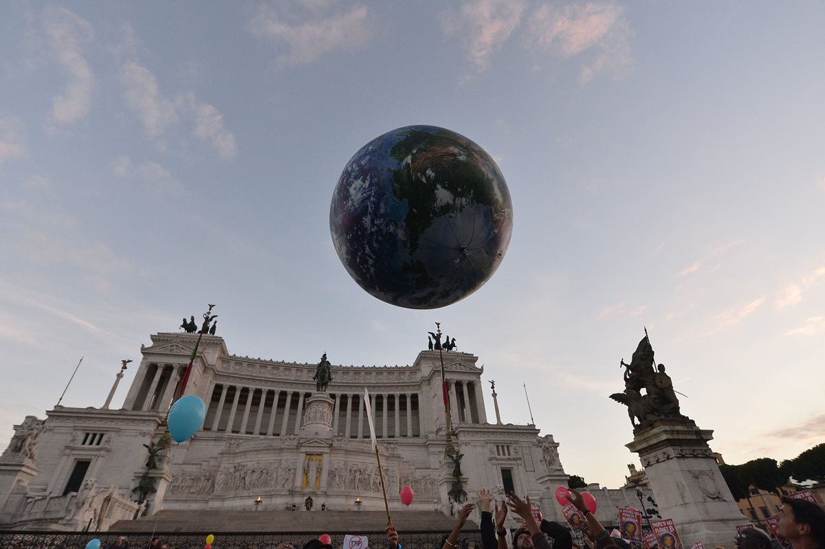 Mundo se congatula por negociación en favor del clima (Foto Prensa Libre: AFP)