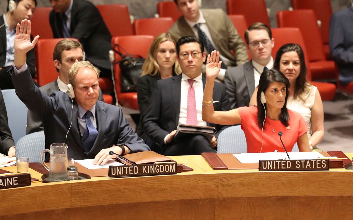 La embajadora de Estados Unidos en Naciones Unidas rechazó la decisión del presidente Jimmy Morales de expulsar a Iván Velásquez. (Foto Prensa Libre: @NikkiHaley)