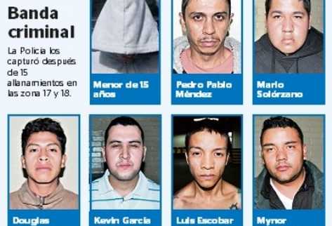 Grupo criminal robaba vehículos por encargo y extorsionaba.