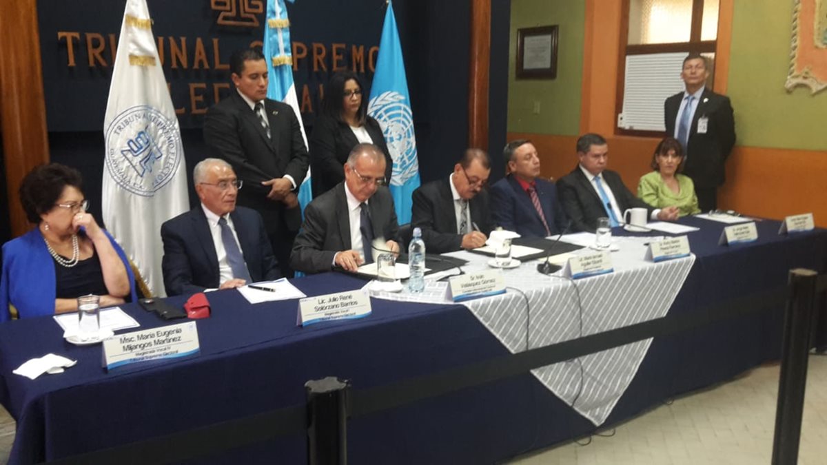 El 16 de agosto de 2018, la Cicig y el TSE firmaron un convenio de cooperación. (Foto Prensa Libre: Hemeroteca PL)