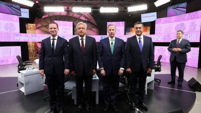 El tercer debate fue la última oportunidad de los candidatos a la presidencia de medir sus fuerzas en público. REUTERS.