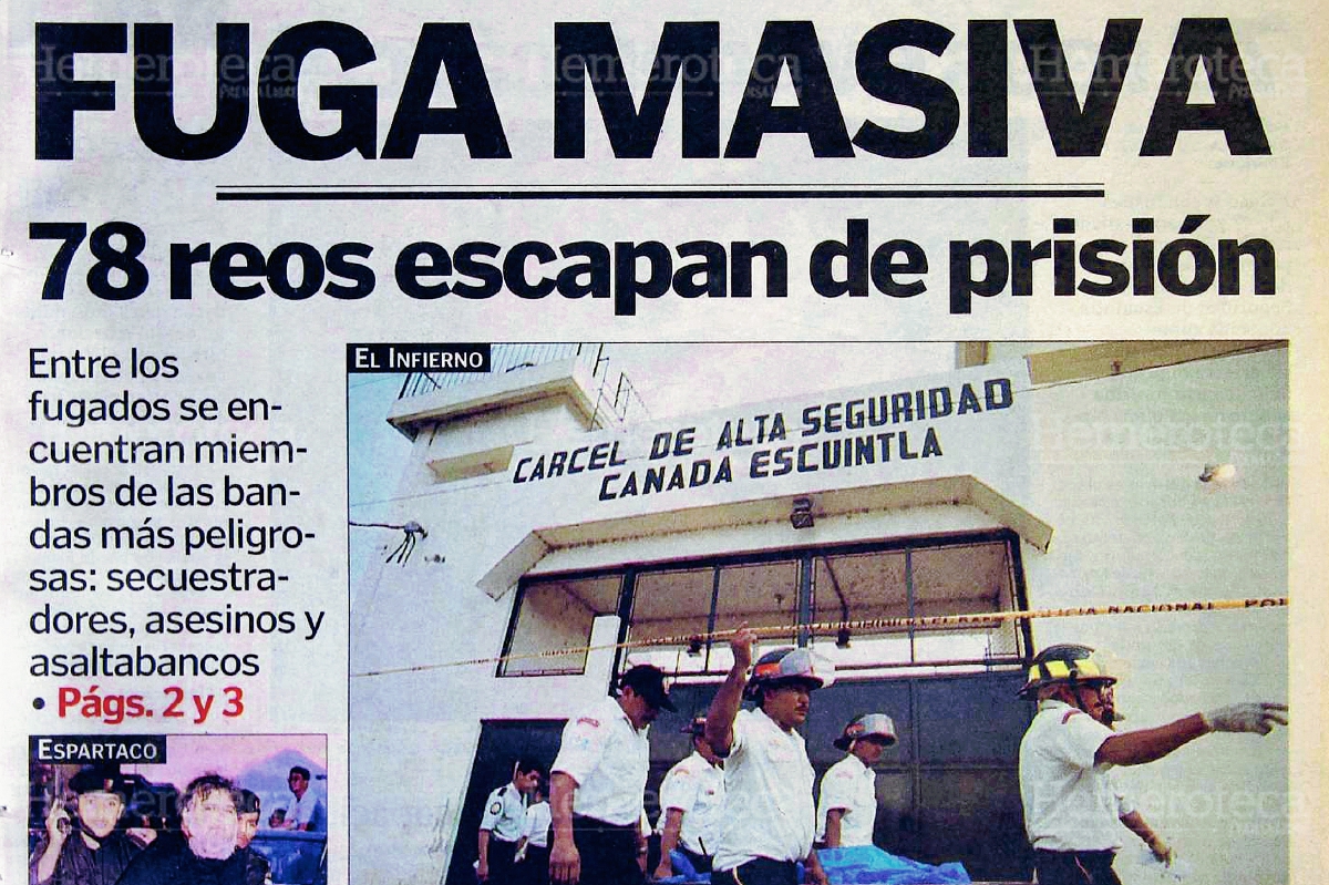 Fuga masiva el 17 de junio de 2001. (Foto: Hemeroteca PL)