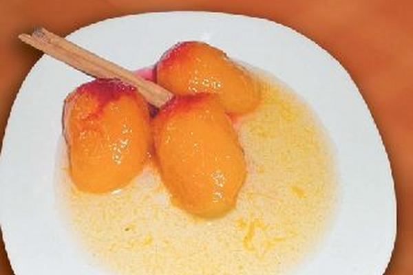 Mangos en miel, postre guatemalteco (Foto Prensa Libre: Hilda Rodas)<br _mce_bogus="1"/>