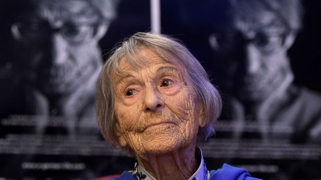 "Lo que hice no fue más que trabajar para el señor Goebbels", insiste Brunhilde Pomsel. GETTY IMAGES