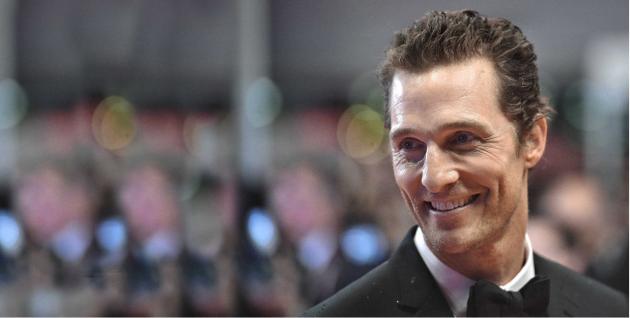 El actor Matthew McConaughey compartirá su experiencia con universitarios de Texas. (Foto Prensa Libre: AFP)