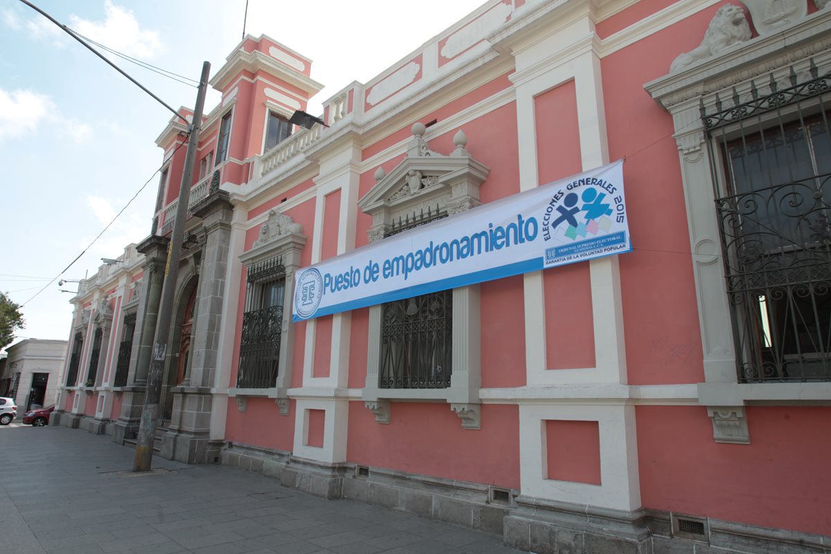 Fachada del Tribunal Supremo Electoral. (Foto Prensa Libre: Hemeroteca PL)