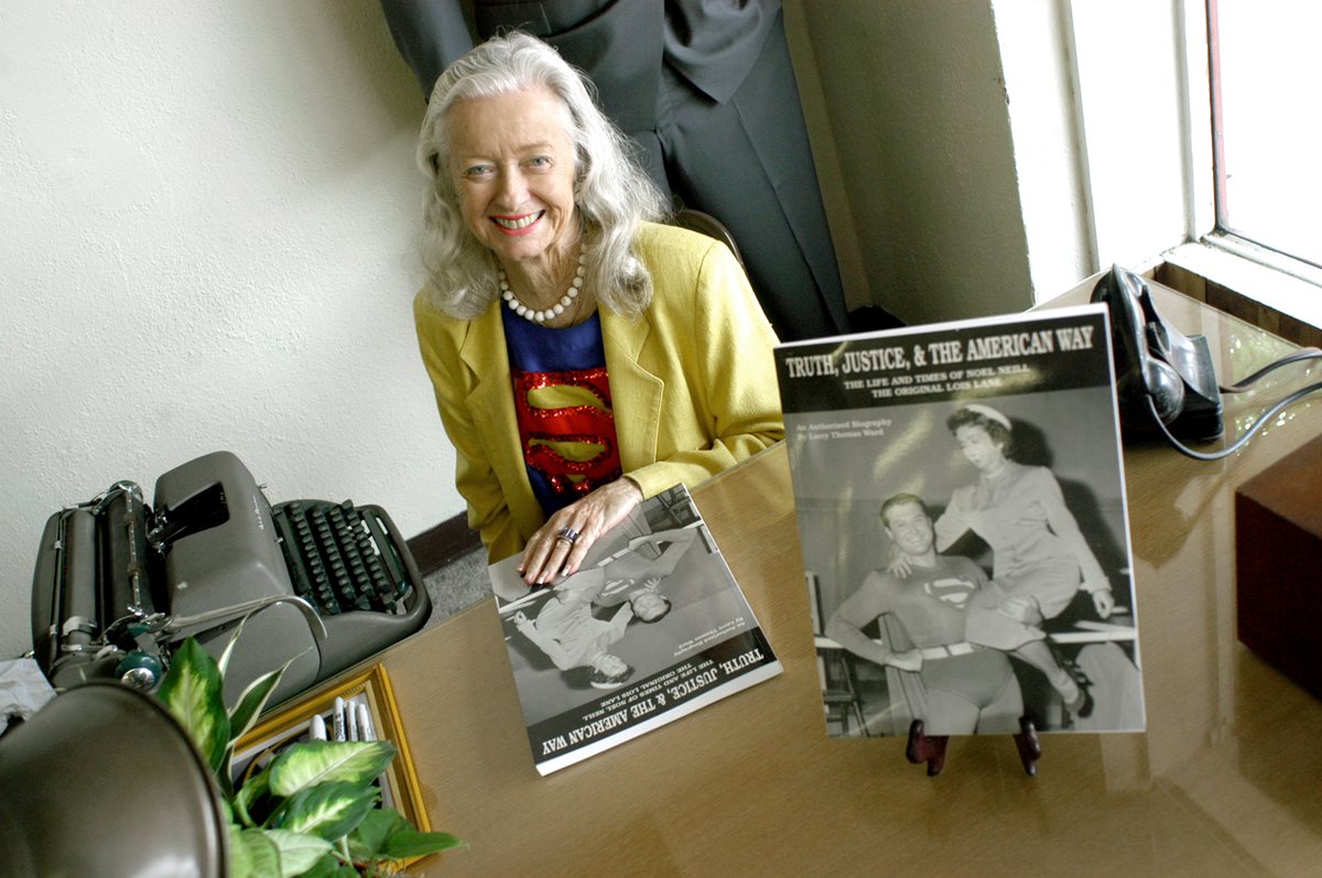 Noel Neill fue la primera actriz que interpreto a Lois Lane en la pantalla. (Foto Prensa Libre: AP)