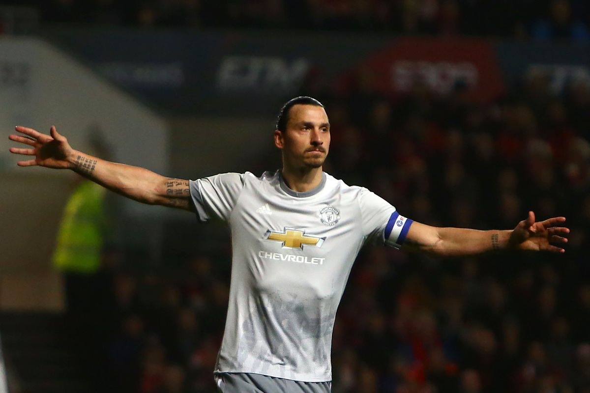 Zlatan ha jugado en grandes equipos europeos como el Manchester United y Barcelona. (Foto Prensa Libre: AFP)