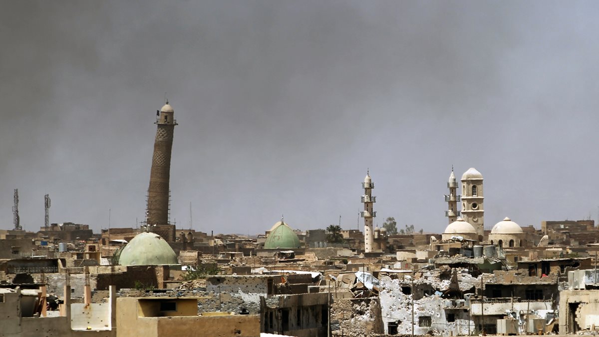 Fotografía muestra una vista general de la mezquita. (Foto Prensa Libre: AFP)