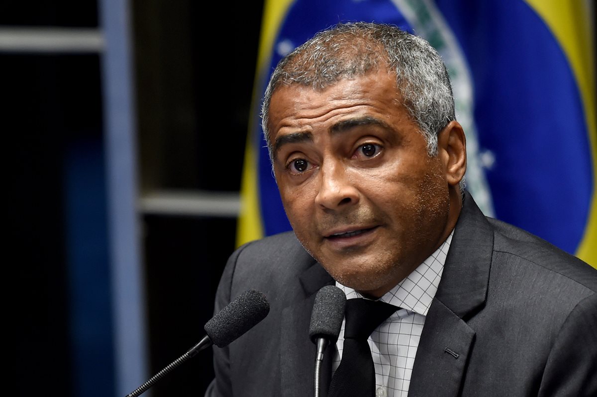 Romario fue un pilar en la selección brasileña de futbol. (Foto Prensa Libre: AFP)