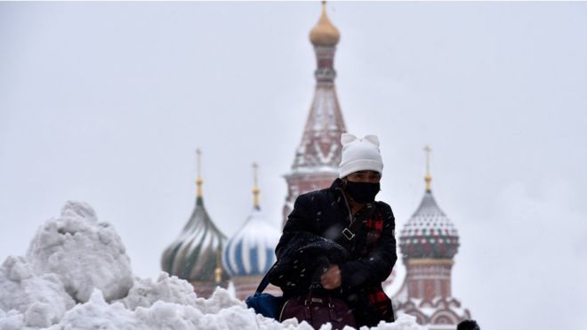 En diciembre de 2017, los moscovitas solo vieron la luz del sol durante 3 minutos. GETTY