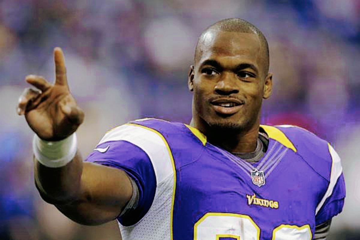 Adrian Peterson se desahogo por Twitter. (Foto Prensa Libre: AP)