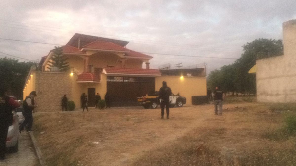 La casa de Ixcán, Quiché, donde fue detenido Orlando Pinto. (Foto Prensa Libre: MP)