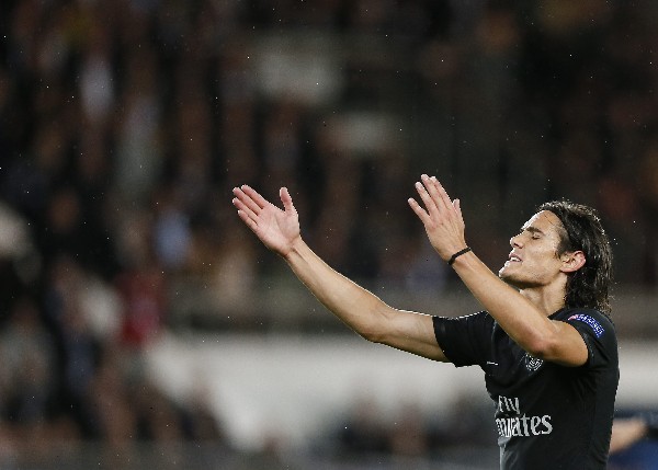 Edinson Cavani festejó con el PSG. (Foto Prensa Libre: EFE)