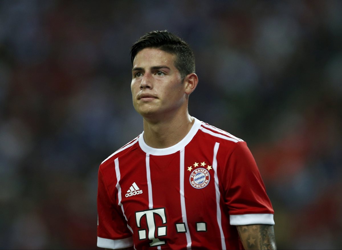 James Rodríguez continúa en medio de la polémica por su salida del Real Madrid. (Foto Prensa Libre: EFE)