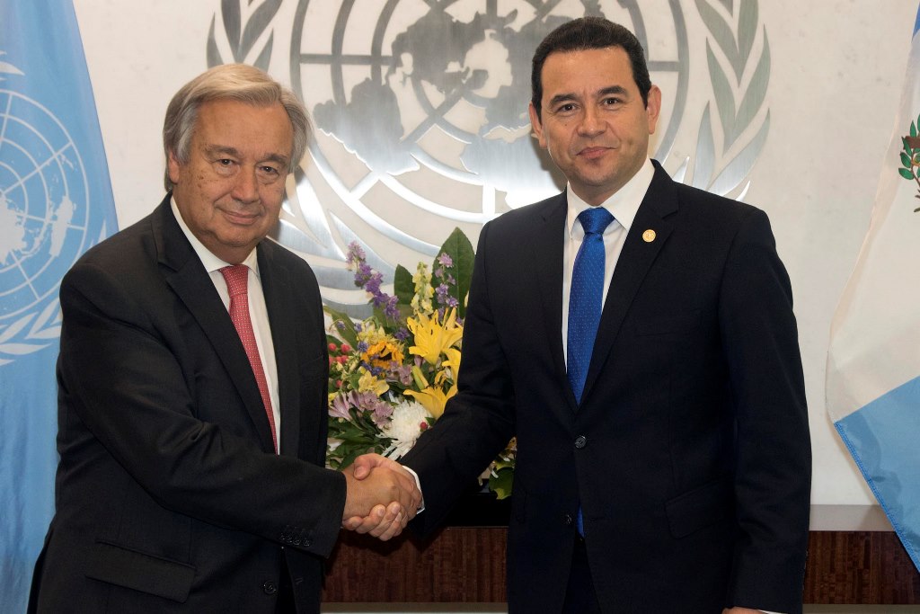 El secretario general de la ONU, António Guterres, reiteró hoy su confianza en el titular de la (Cicig), Iván Velásquez. (Foto Prensa Libre: EFE)