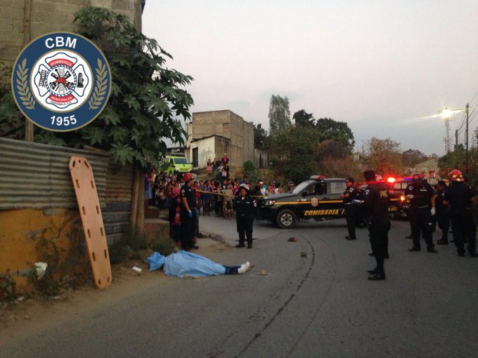 Lugar donde murió baleado Víctor Manuel Rojas, 20, presunto pandillero de la Mara Salvatrucha. (Foto Prensa Libre: CBM)