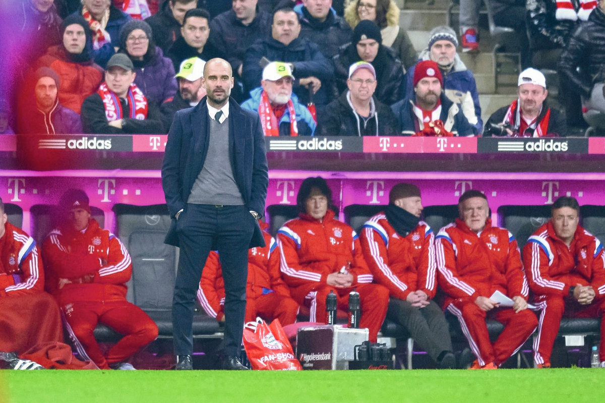 Pep Guardiola desmintió los rumores sobre su posible llegada al Manchester City. (Foto Prensa Libre: AFP).