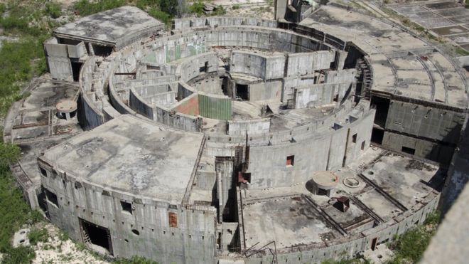 La planta nuclear nunca se terminó. (Foto: Laura Díaz Milán)