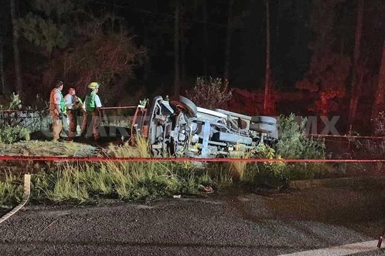 El percance dejó seis muertos, todos guatemaltecos. Foto: Cuarto Poder)