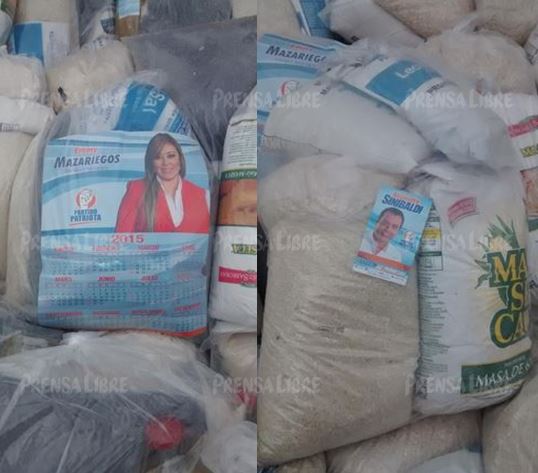 Unas dos mil Bolsas Seguras con campaña anticipada se entregaron en Huehuetenango. (Foto Prensa Libre: Hemeroteca PL)