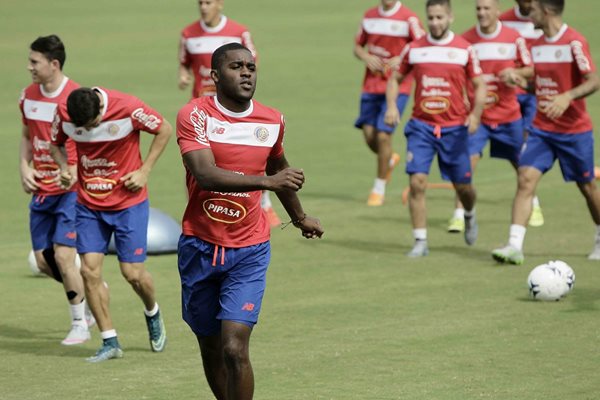 Costa Rica en plena preparación para el partido amistoso contra Sudáfrica (Foto Prensa Libre:EFE)