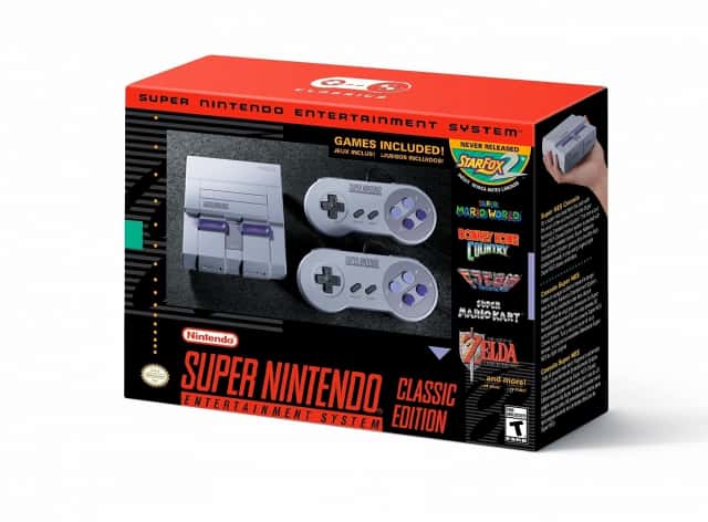 Así luce la versión estadounidense (y veremos si para el resto del continente) del SNES (Foto Prensa Libre: Nintendo).