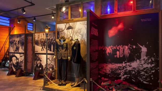 Muchos objetos expuestos en Sao Paulo fueron donados por familiares de las cerca de 300 víctimas del Holocausto que emigraron a Brasil. MEMORIAL DEL HOLOCAUSTO