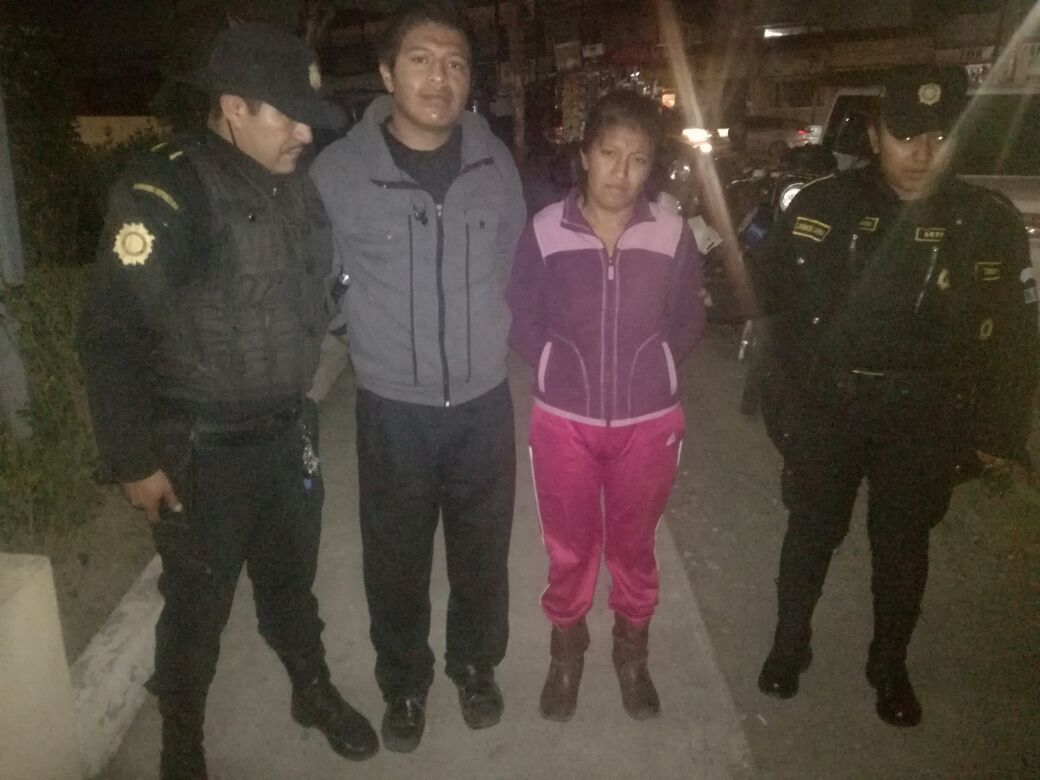 Los hermanos Salas Velásquez, sindicados de agredir a una adolescente.(Foto Prensa Libre: PNC)