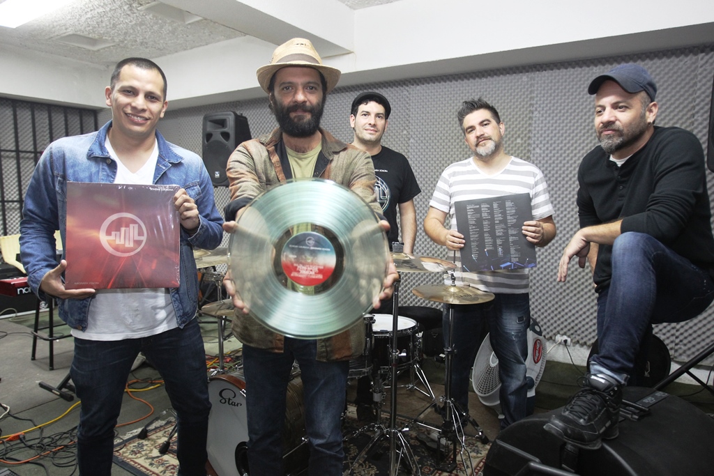 Bohemia Suburbana promociona vinilo de Imaginaria Sonora. (Foto Prensa Libre: Keneth Cruz)