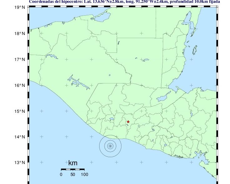 Personal del Instituto Nacional de Sismología, Vulcanología, Meteorología e Hidrología informó que el temblor fue de magnitud 4.7. (Foto Prensa Libre: Insivumeh)