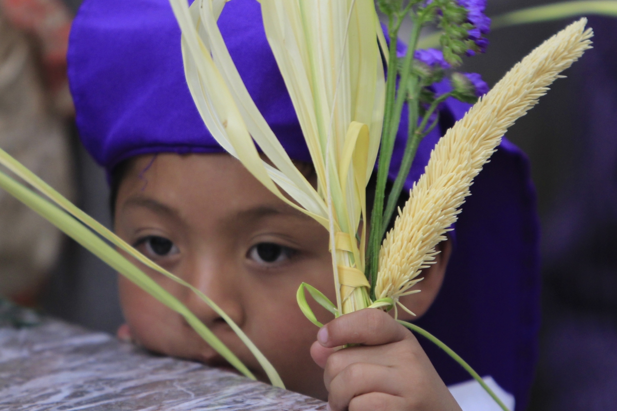 El Domingo de Ramos es el primer día con el que inicia la Semana Santa. (Foto Prensa Libre: Hemeroteca PL)