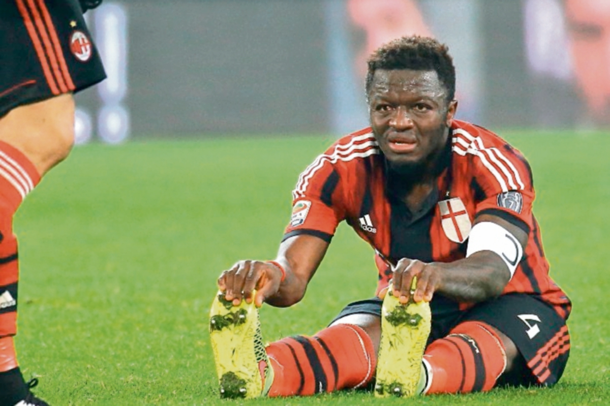 Sulley Ali Muntari deja el Milán está temporada. (Foto Prensa Libre: AFP)