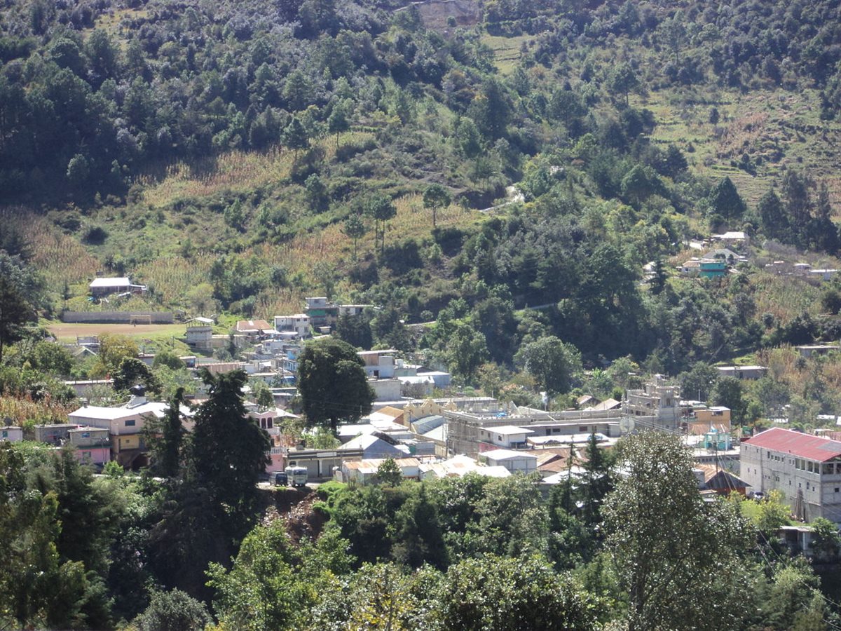 Cabecera municipal de San Sebastián Coatán, Huehuetenango. (Foto Prensa Libre: Josué García).