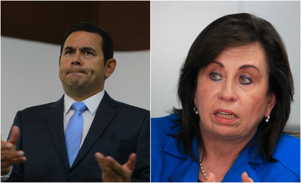 Jimmy Morales y Sandra Torres participaran el próximo lunes en el foro presidencial organizado por Prensa Libre y la embajada británica. (Foto Prensa Libre: Hemeroteca PL)