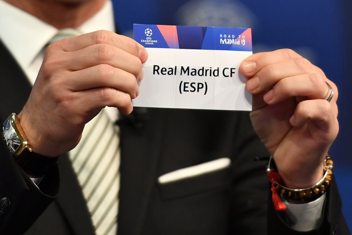 Estas son las llaves de los octavos de final de la Liga de Campeones de Europa que se disputarán entre febrero y marzo de 2019. (Foto Prensa Libre: AFP)