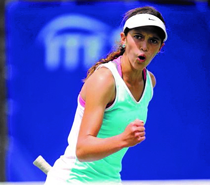 Gabriela Rivera  integra la selección de tenis femenina de Guatemala. (Foto Prensa Libre: Hemeroteca PL)