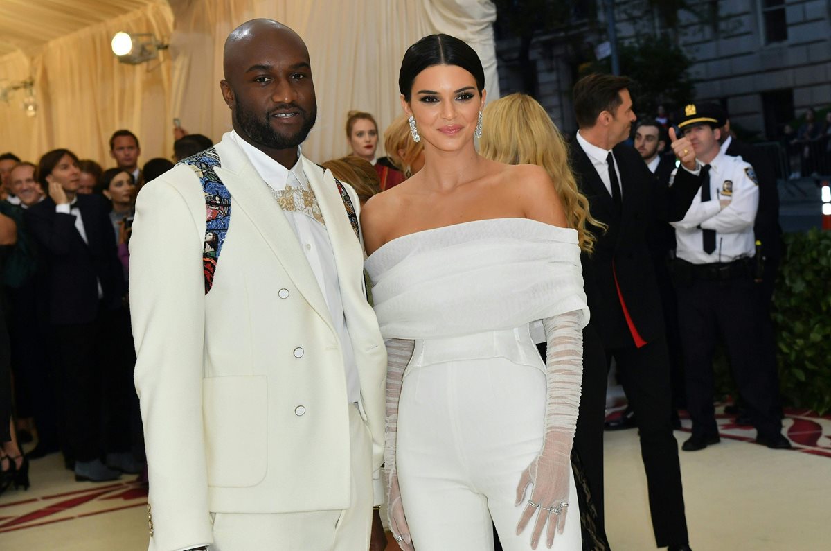 Virgil Abloh y Kendall Jenner.