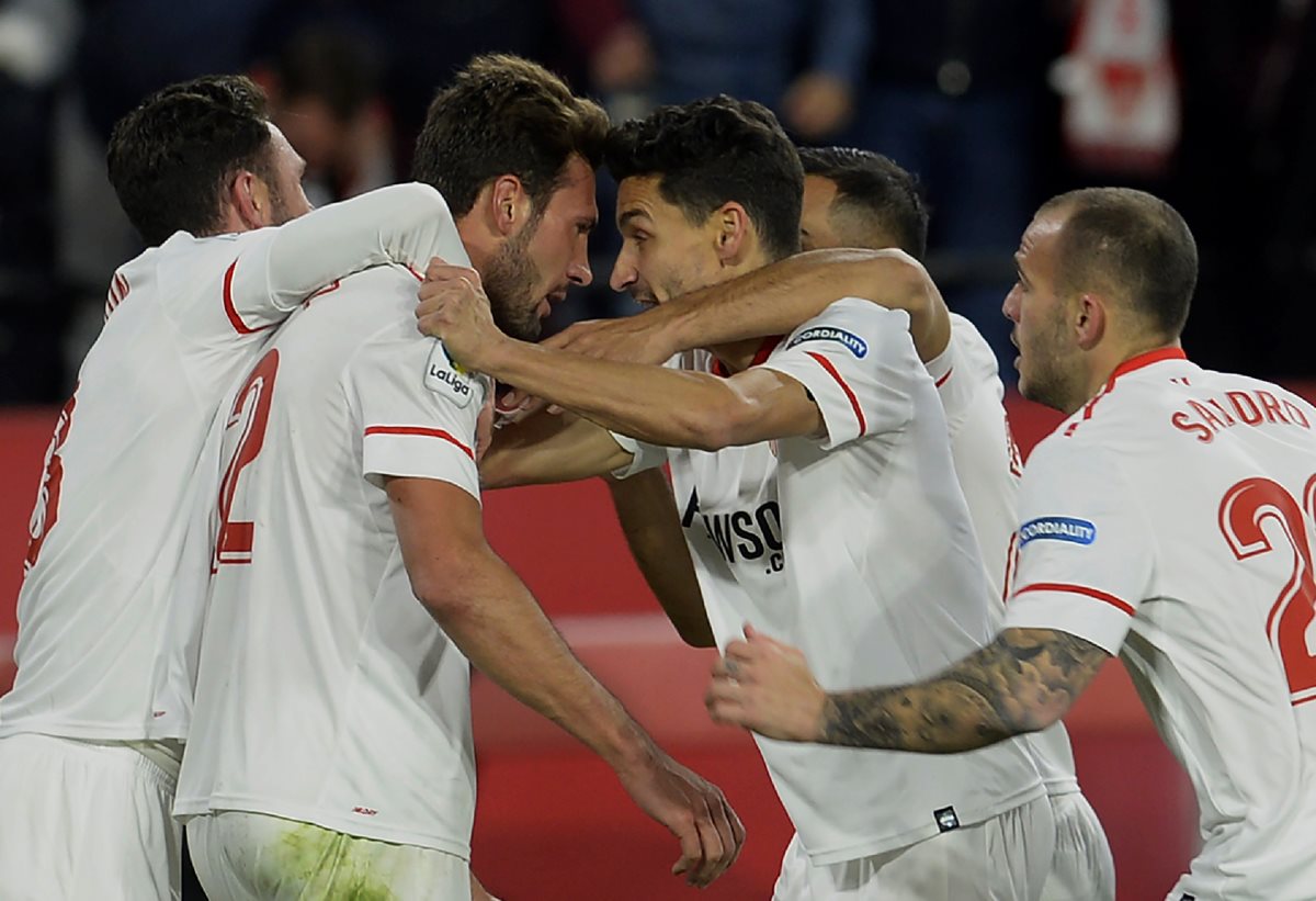 El Sevilla sueña con quedarse con el título de la Copa del Rey. (Foto Prensa Libre: AFP)