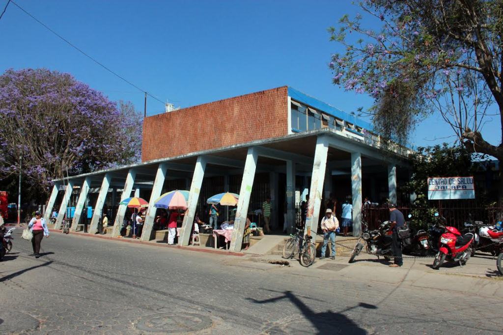 Hospital Nacional de Jalapa, donde el niño recibe atención. (Foto Prensa Libre: Hugo Oliva).