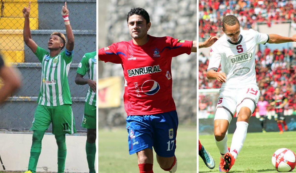 Andrey Francis, Pedro Samayoa e Irving Calderón son los nuevos refuerzos de Municipal para la próxima temporada. (Foto Prensa Libre: Hemeroteca PL)