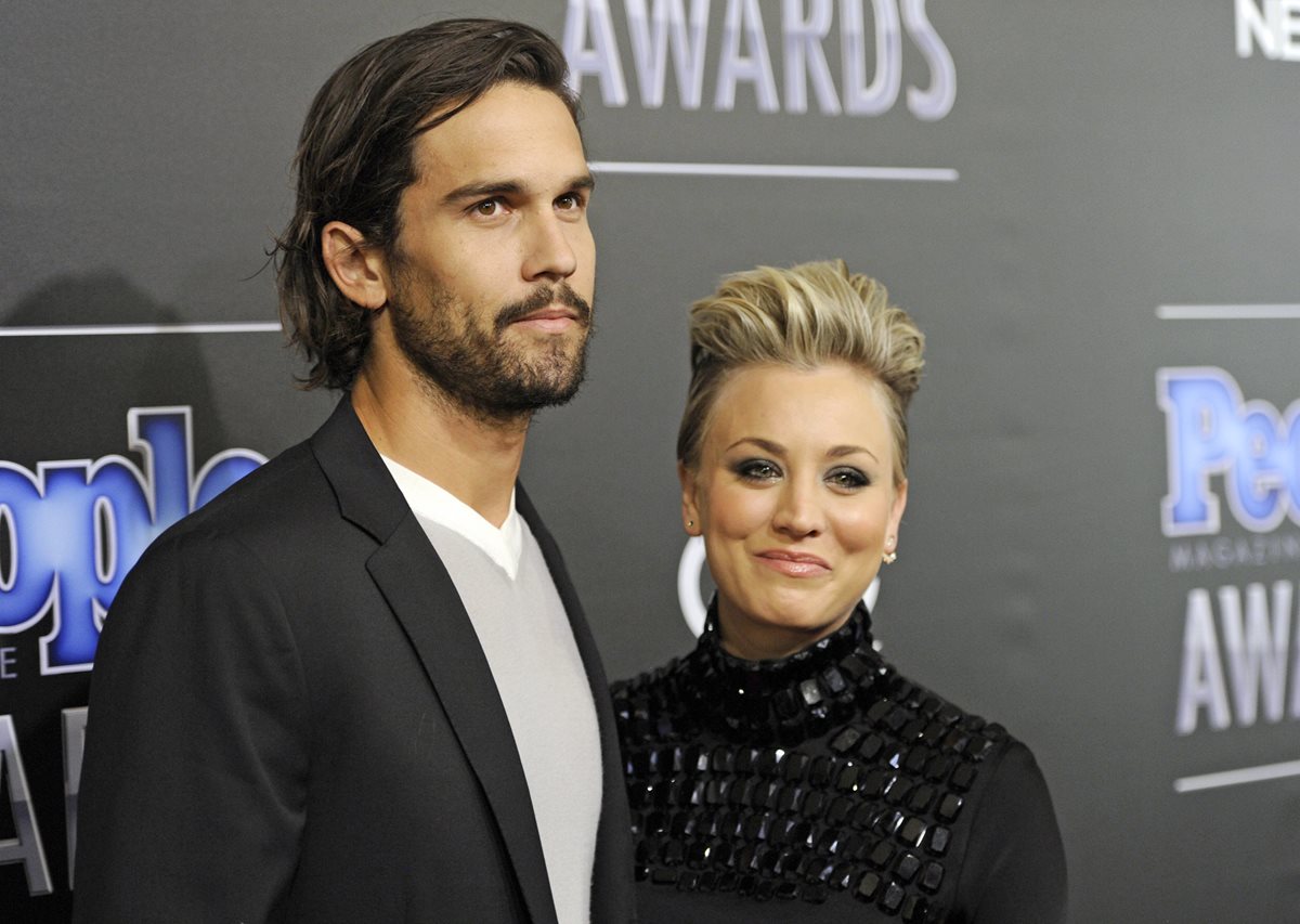 Ryan Sweeting y Kaley Cuoco estuvieron casados desde el 2013. (Foto Prensa Libre: AP)