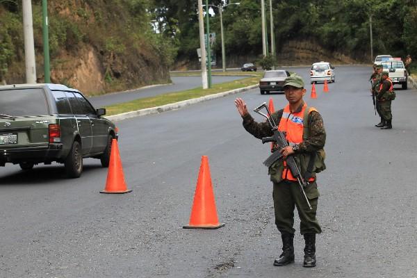 Habrá puestos de control hasta el domingo.